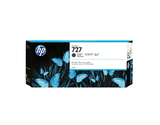 Cartucho Hp C1Q12A HP 727 300-ml Matte Black Designjet