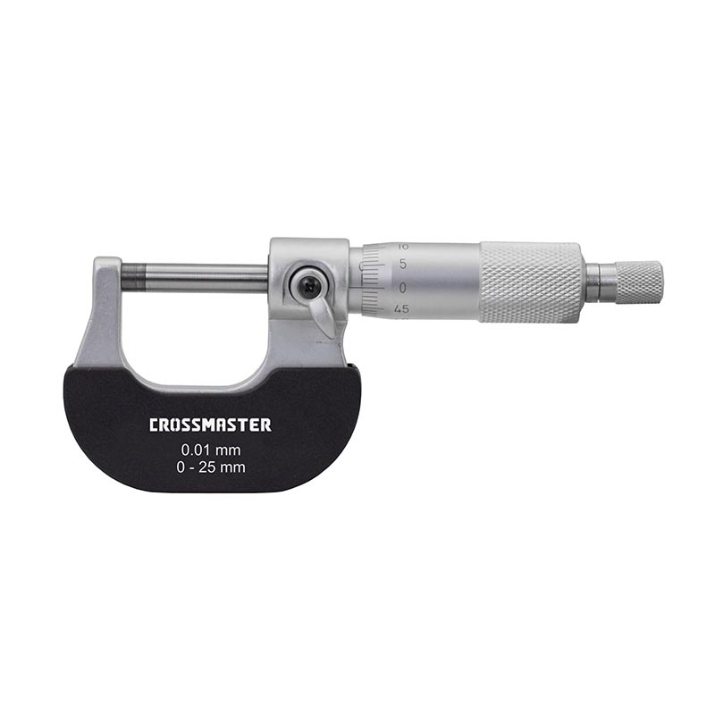 Micrometro Crossmaster Acero Inoxidable 0-25mm
