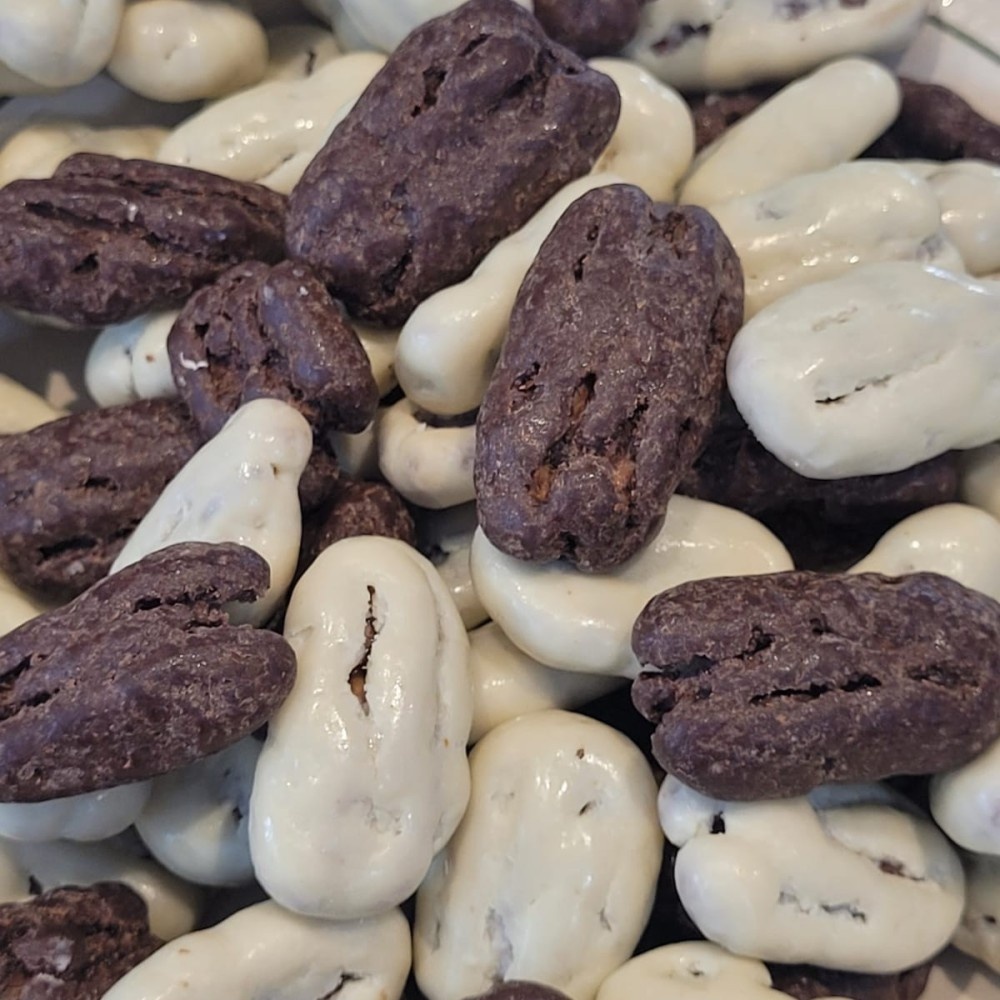 Nueces Pecan Bañadas en Cobertura Blanco MixMe x 1 kg