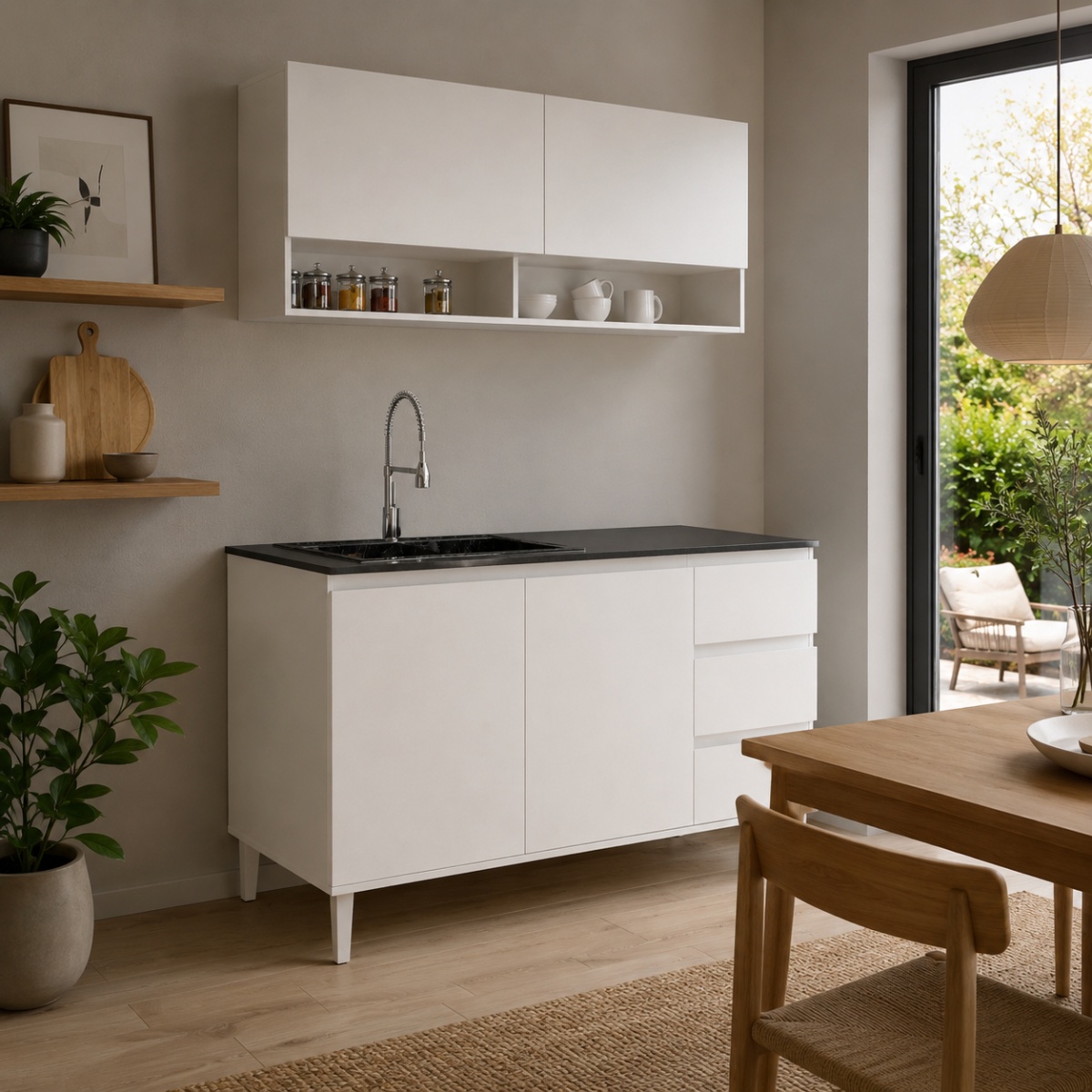 Alacena 1,20m - Blanco Tables