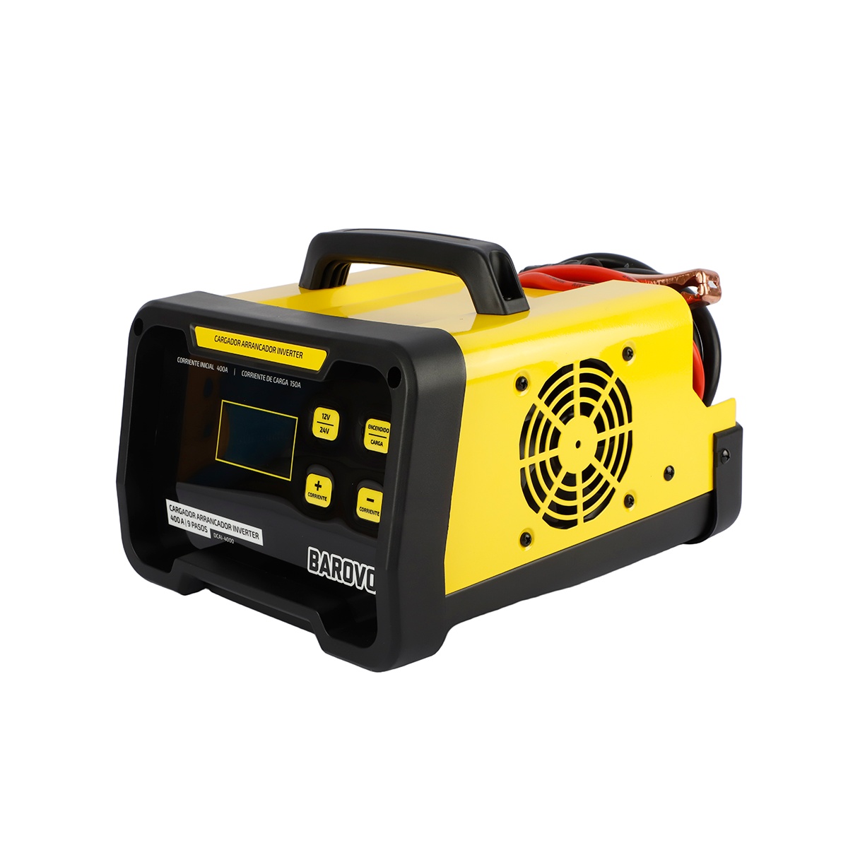 Cargador Arrancador Barovo Inverter Compacto 400 A - 9 pasos DCAI-4000