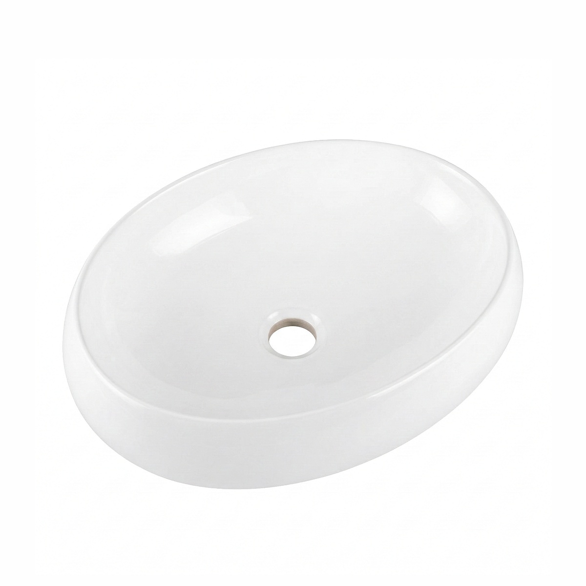 Bacha de Apoyo Gloa Fuente Oval Blanca