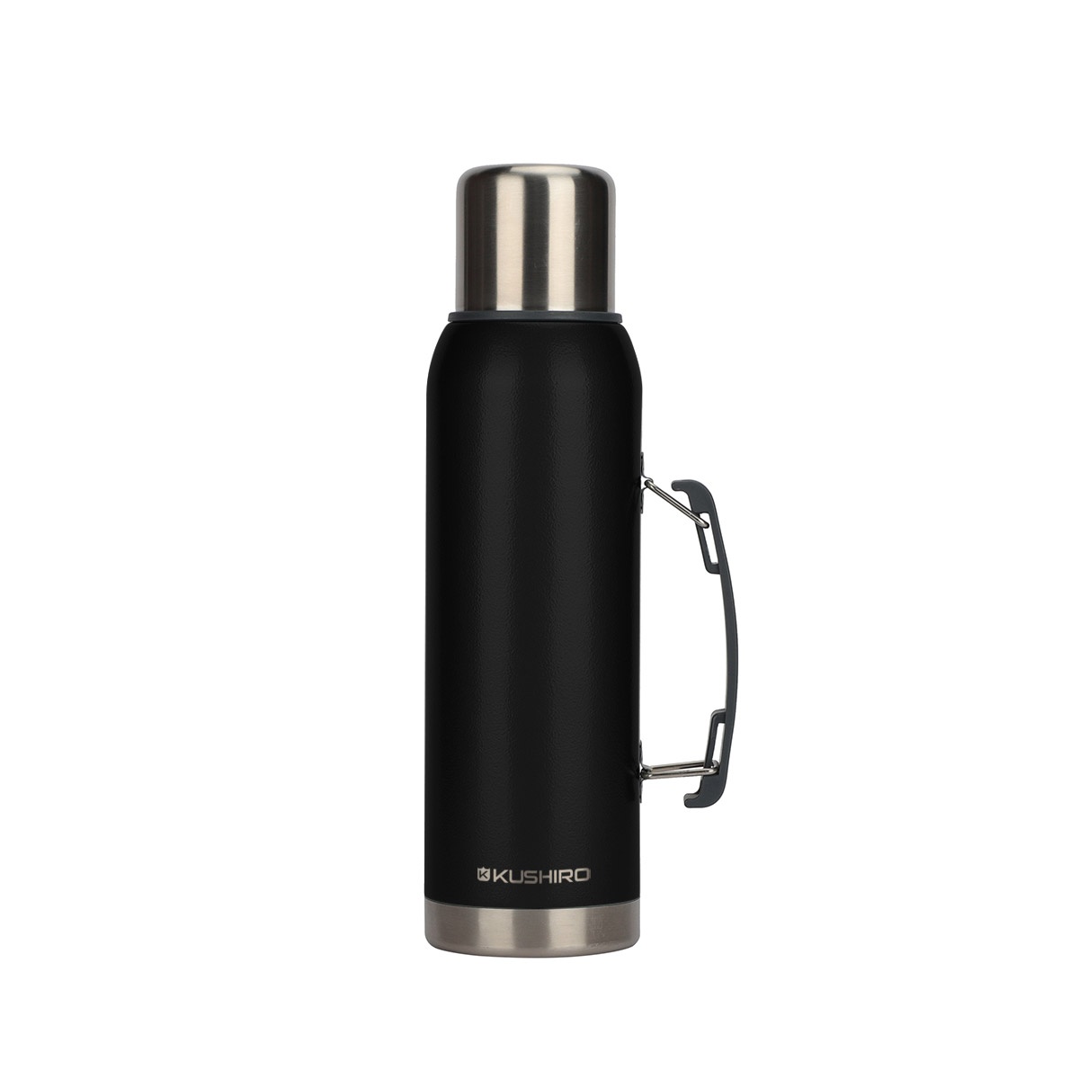 Termo Kushiro 1000 ml con Manija 24 h Negro