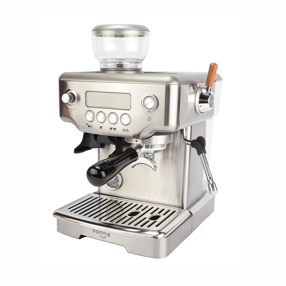 Cafetera Expreso Vonne Con Molinillo Regulable