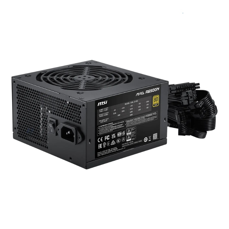Fuente MSI MAG A650GN 650W 80 Plus Gold