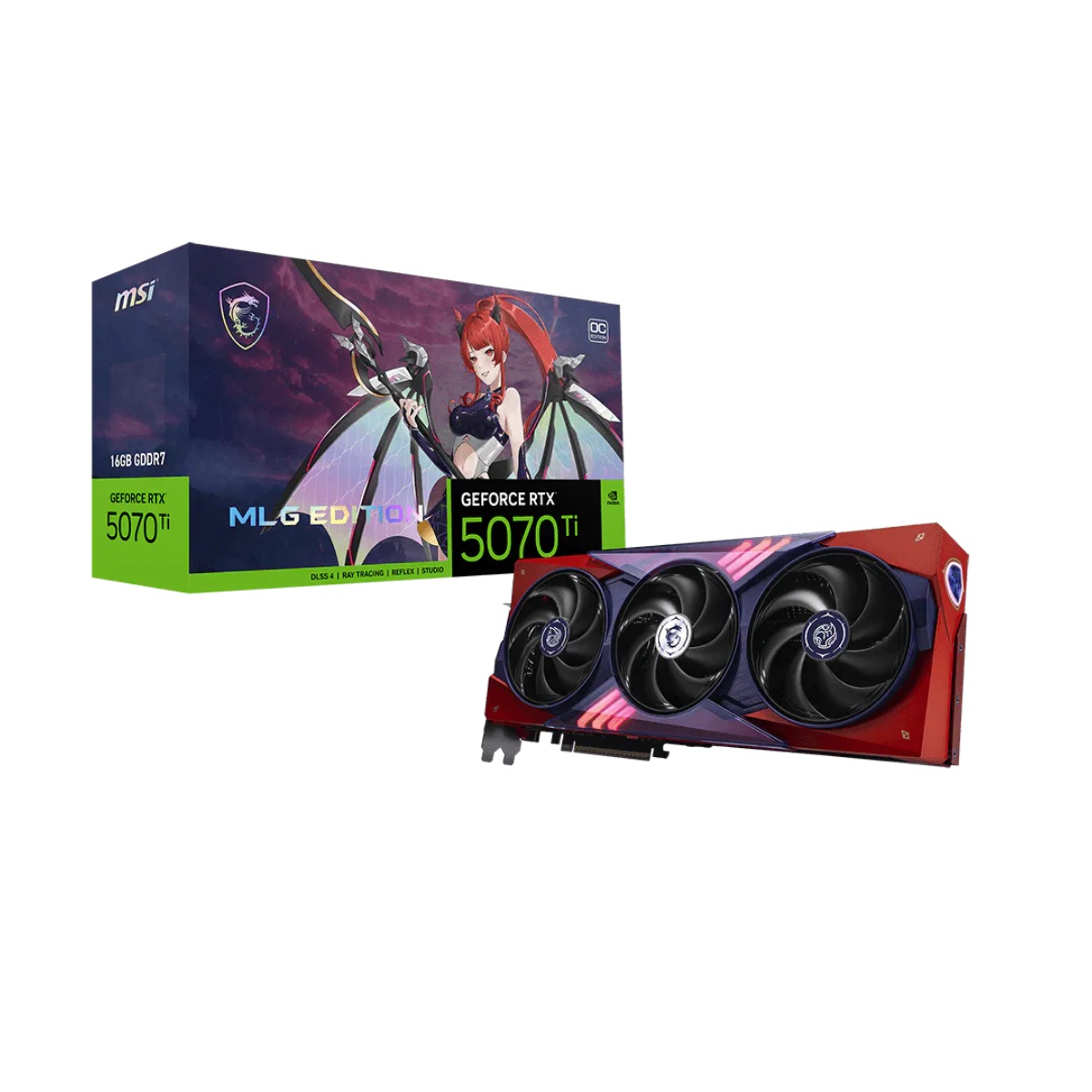 Placa de Video MSI GeForce RTX 5070 Ti 16G MLG EDITION OC