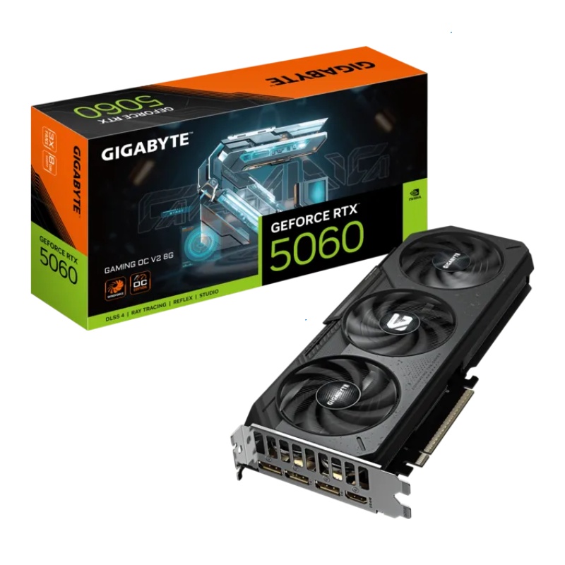Placa de Video Gigabyte GeForce RTX 5060 GAMING OC V2 8G