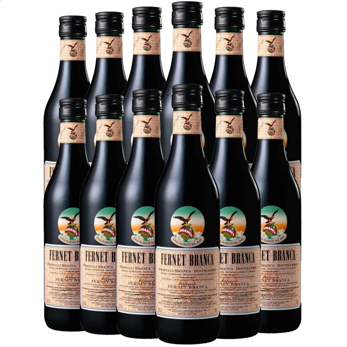 Fernet Branca x 750 cc. x 12 Unidades